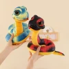 New faux snake plush toy figurines, decorative ornaments, zodiac snake mascots in stock, cross-border snake dolls details Picture