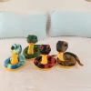 New faux snake plush toy figurines, decorative ornaments, zodiac snake mascots in stock, cross-border snake dolls Specification image