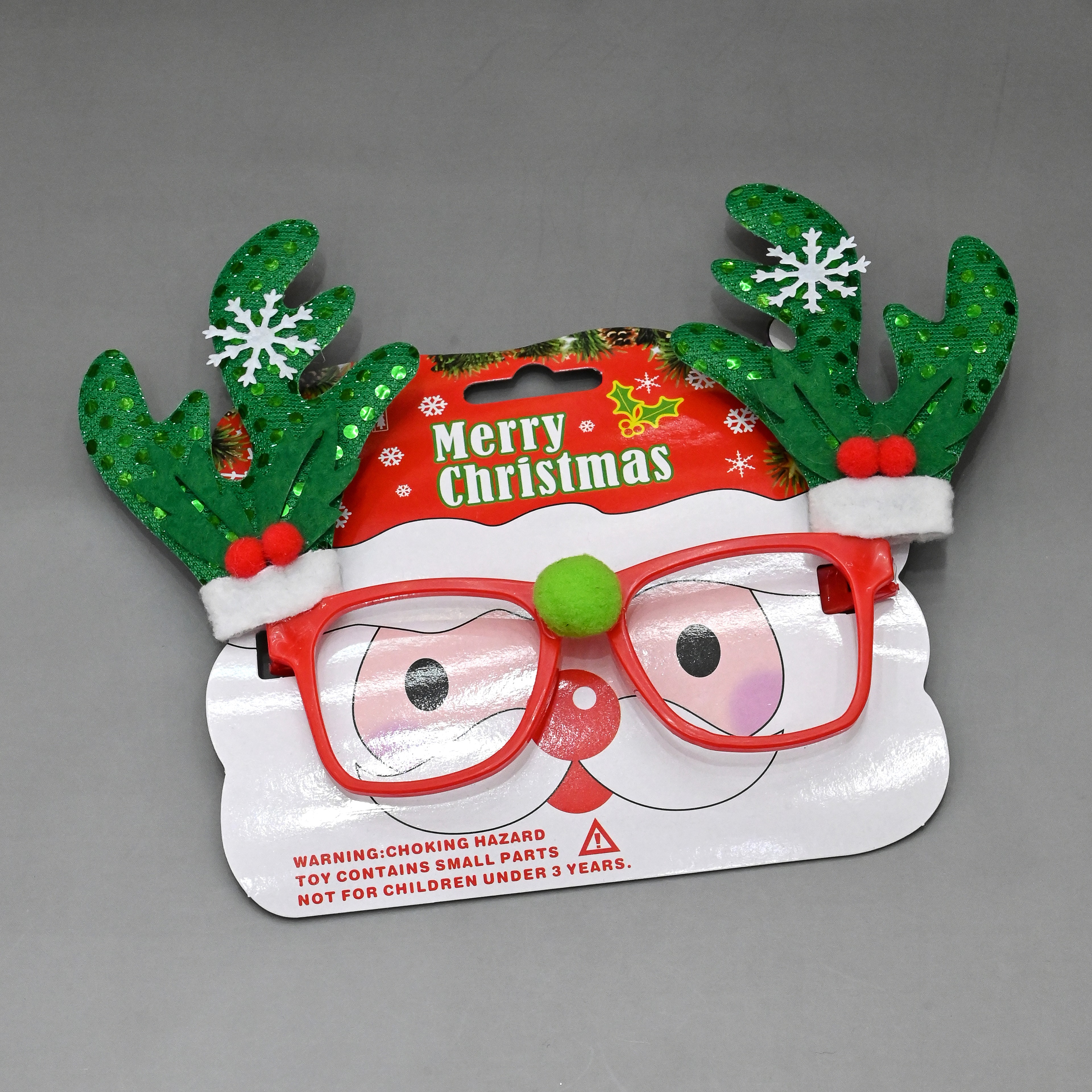 2023 amazon cross-border nueva decoración de navidad gafas navidad foto marco de gafas Specification image