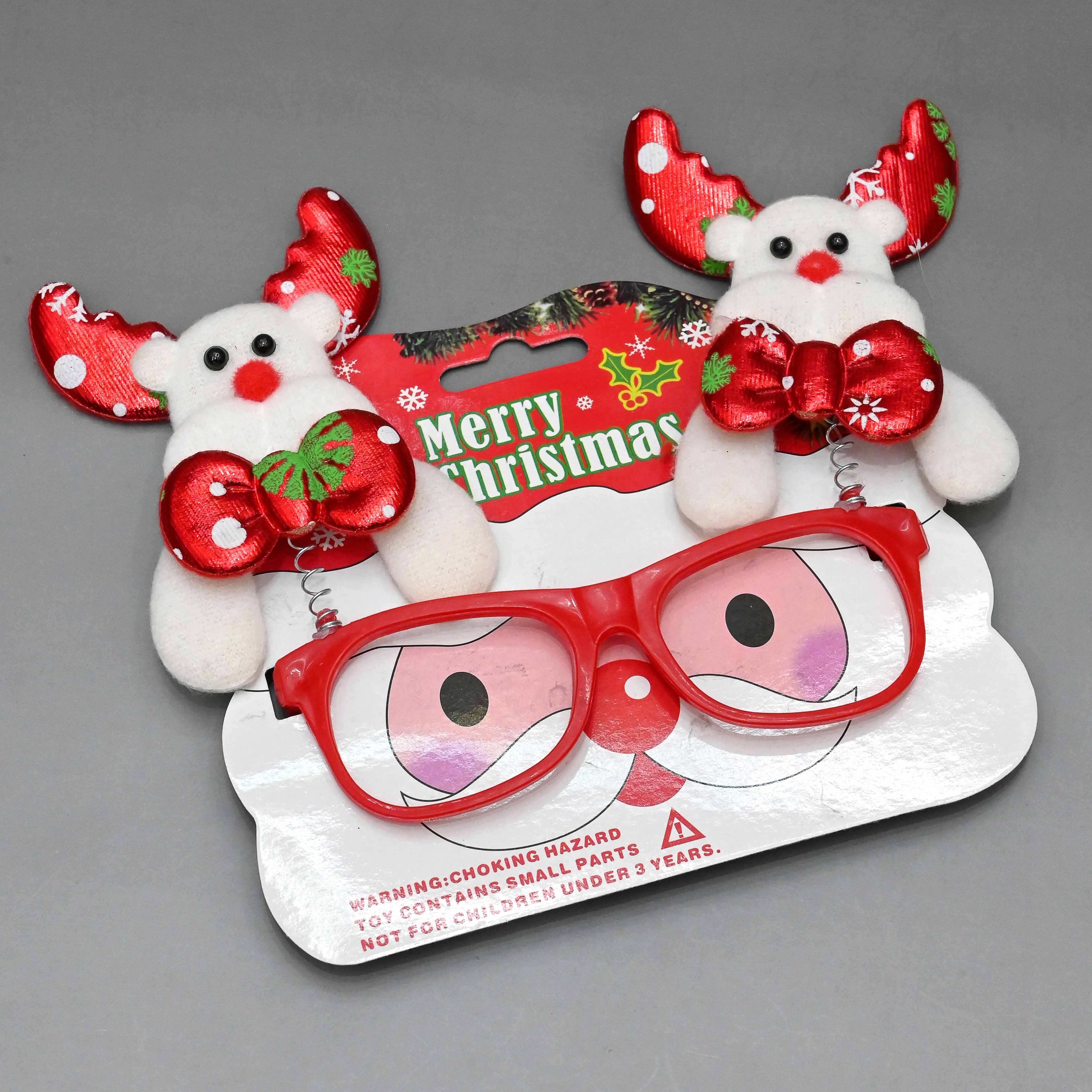 Decoración de navidad gafas mujer alce tramposo niños pareja estudiantes navidad vestir regalo fiesta accesorios para el pelo Item Picture