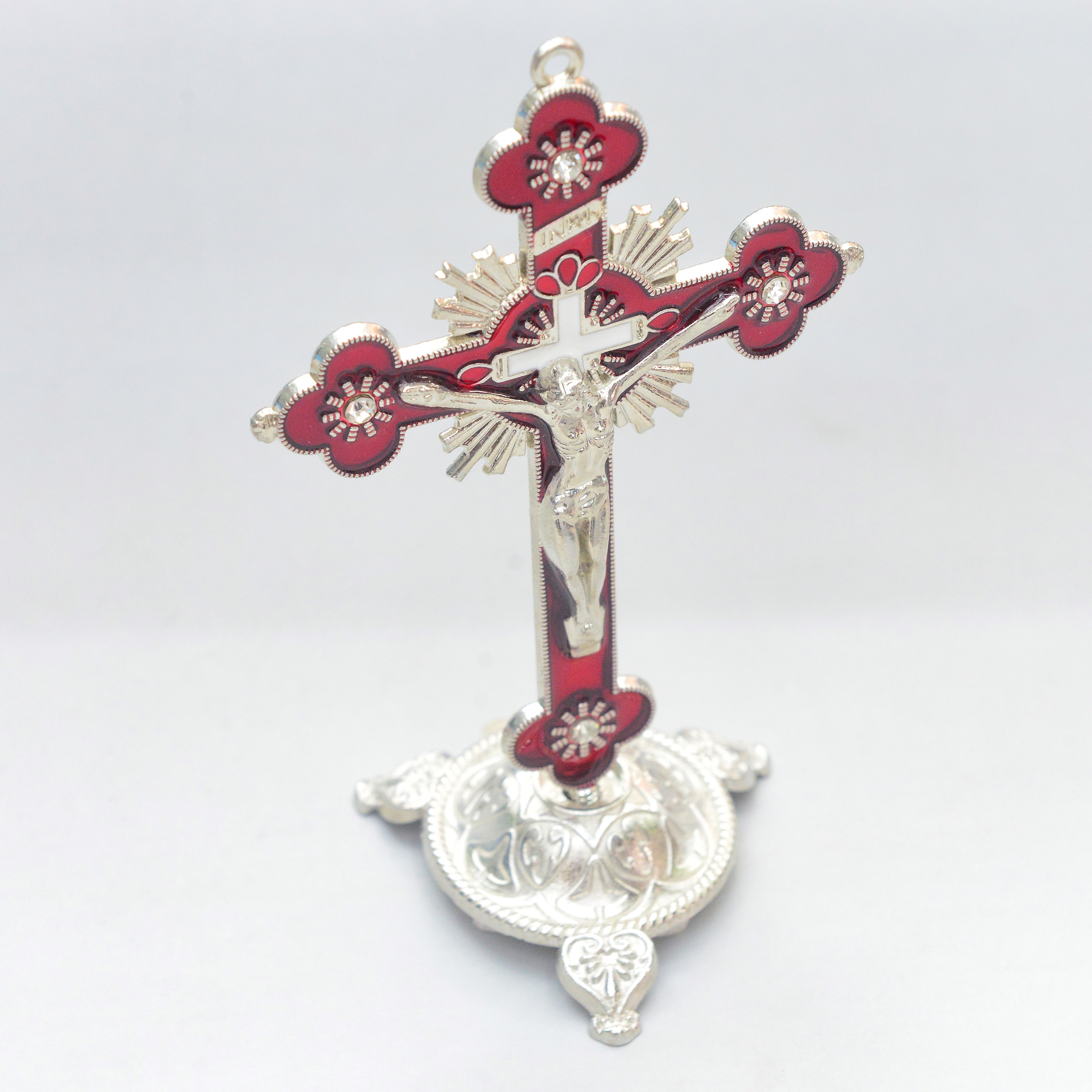 Plum Metal Cross Decoration Decoration Home Characteristic Craft Table Decoration Pendant Specification drawing