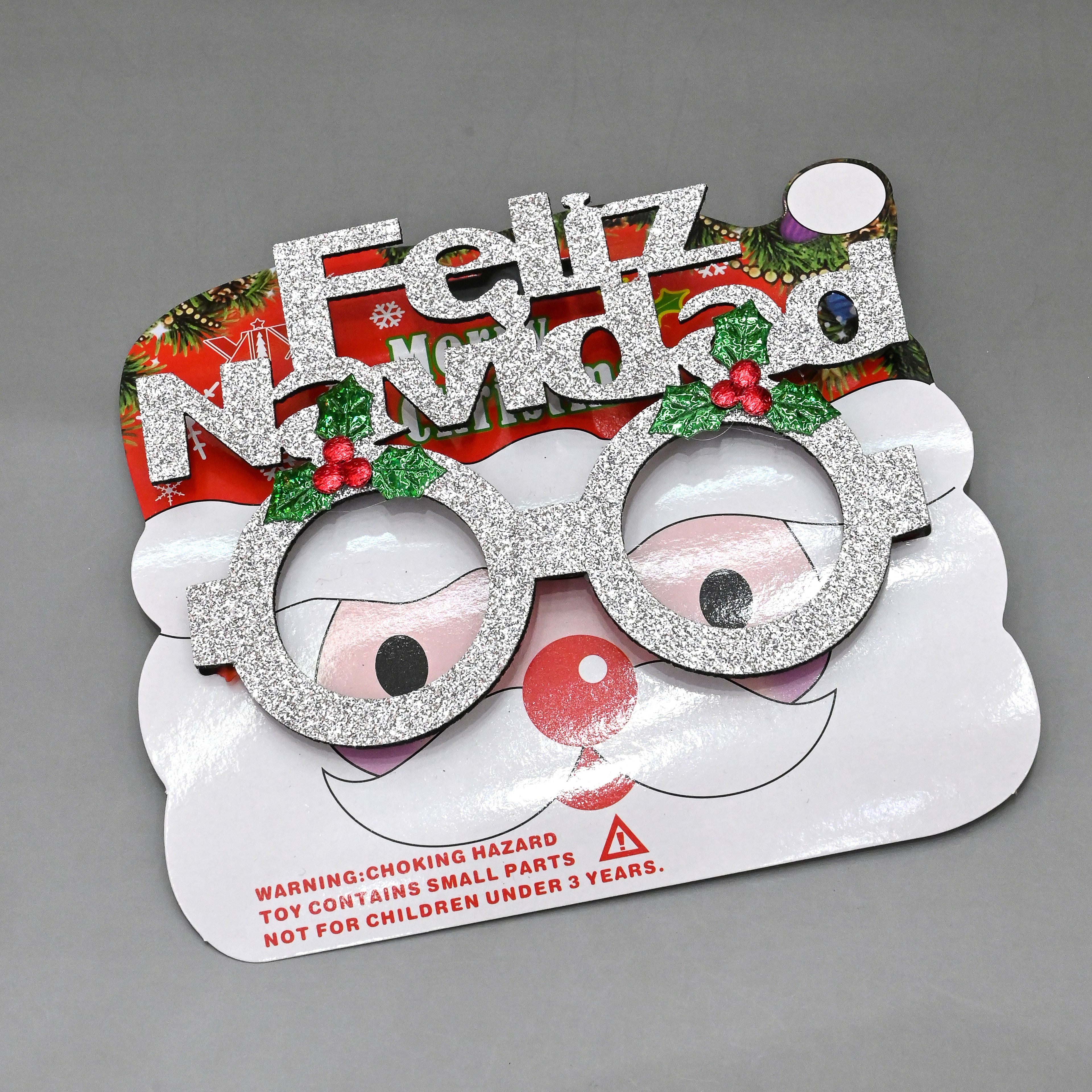 圣诞节装饰品儿童道具圣诞节装饰用品镜框可爱卡通眼镜小朋友圣诞节