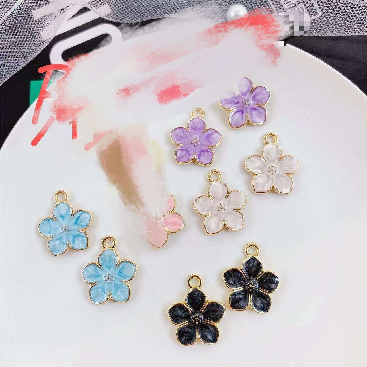 DIY饰品半成品配件 PVC软胶洞洞鞋配饰 串珠 手工制作材料包 创意个性装饰品