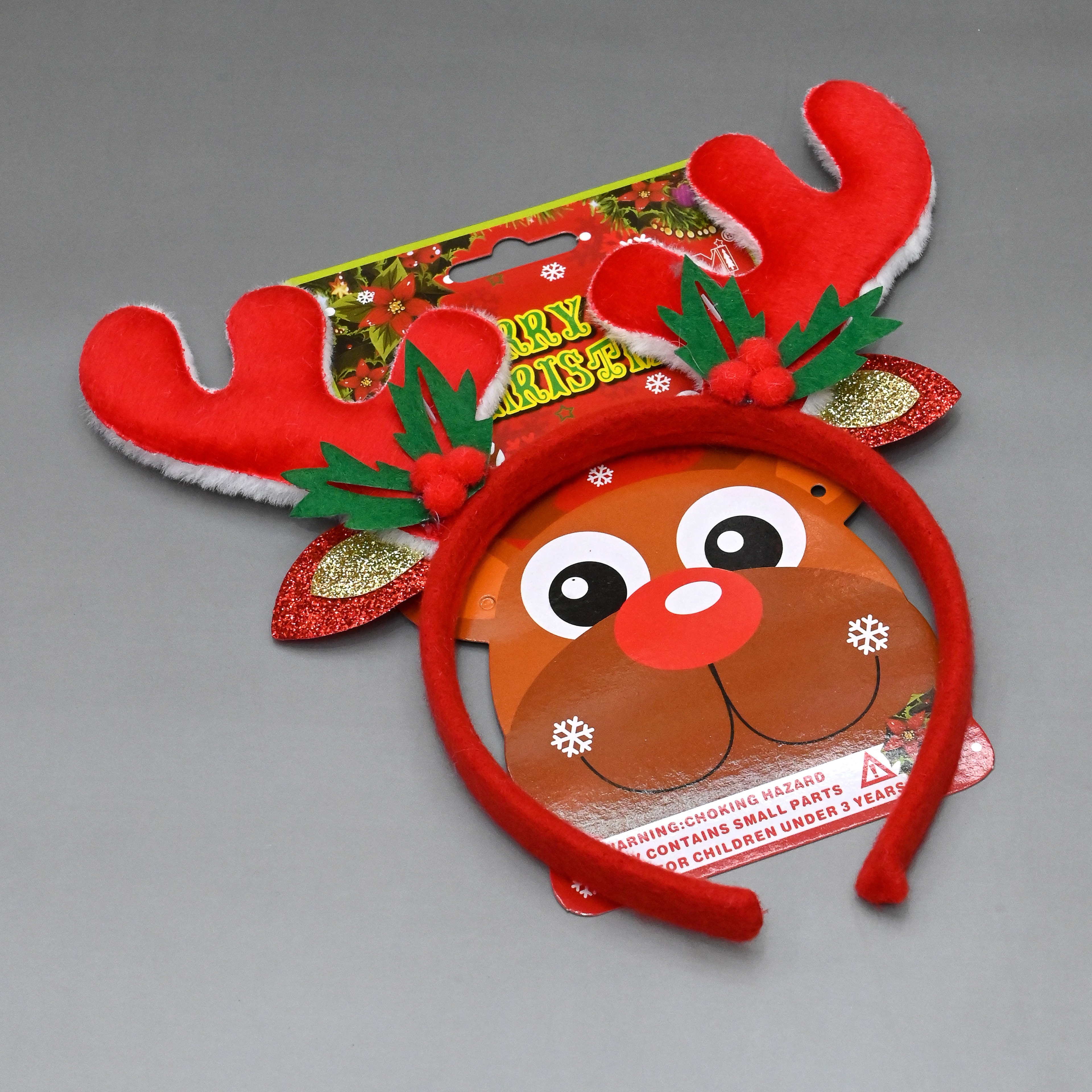 Christmas Gift Mori Moose Antler Headband Girl Cute Children's Hair Card Santa Claus Headband Adult Accessories Moose Headband Holiday Decoration details Picture