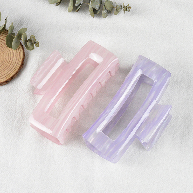 2024 New High-End Large Maillard Clip Advanced Sense Women's Back Head Hair Clip Shark Clip Hair Accessories Shark Clip Clip Specification drawing