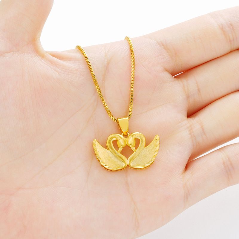 沙金项链女短款 高档轻奢饰品项饰 精致优雅 时尚饰品产品图