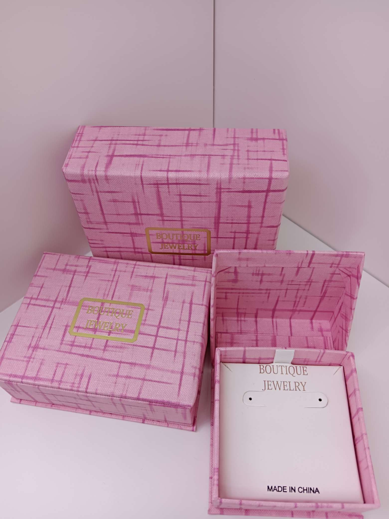 Factory direct sales, mid-to-high-end ear accessory boxes, necklace boxes. Bracelet packaging box, high-end jewelry packaging, exquisite jewelry packaging box, professional packaging design, custom jewelry box packaging based on samples available Specification image