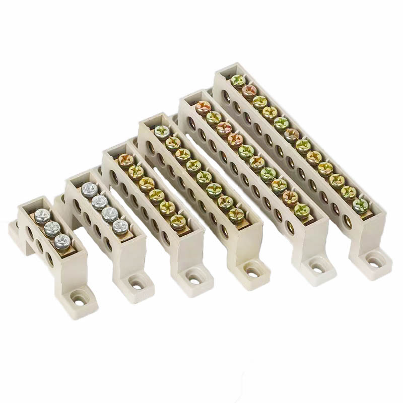 零地线排 火线纯铜端子排 接线端子配电箱电线连接排接线端头详情图5