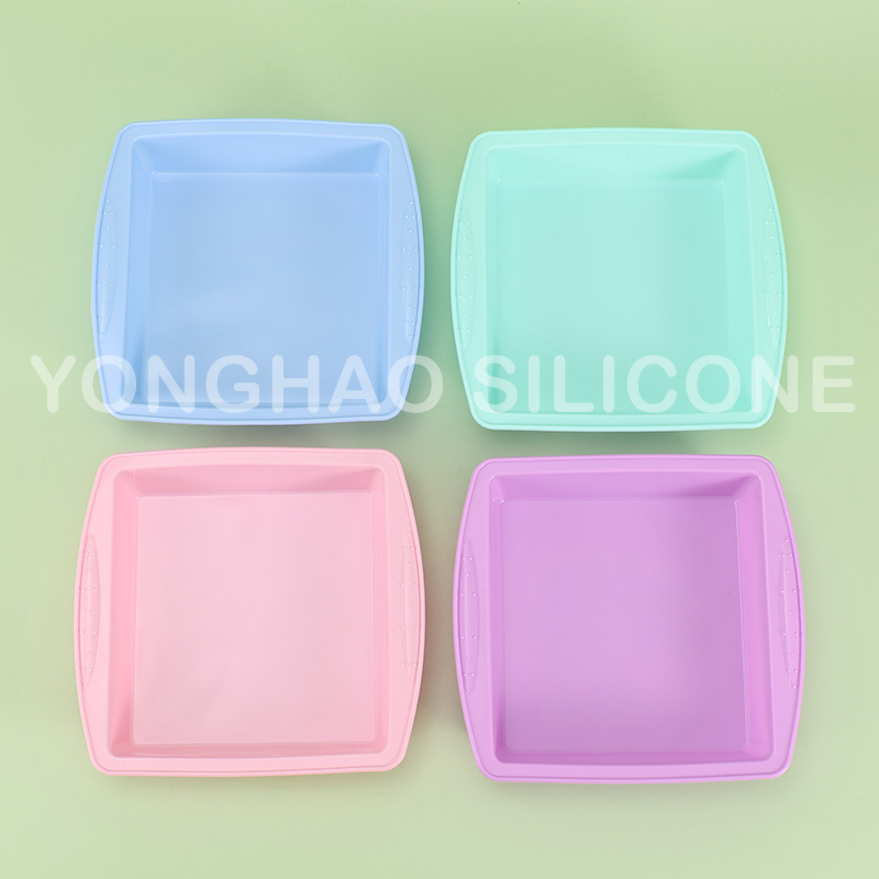 Silicone Candy Cake Bread Pan Mold Square Baking Toast Tool