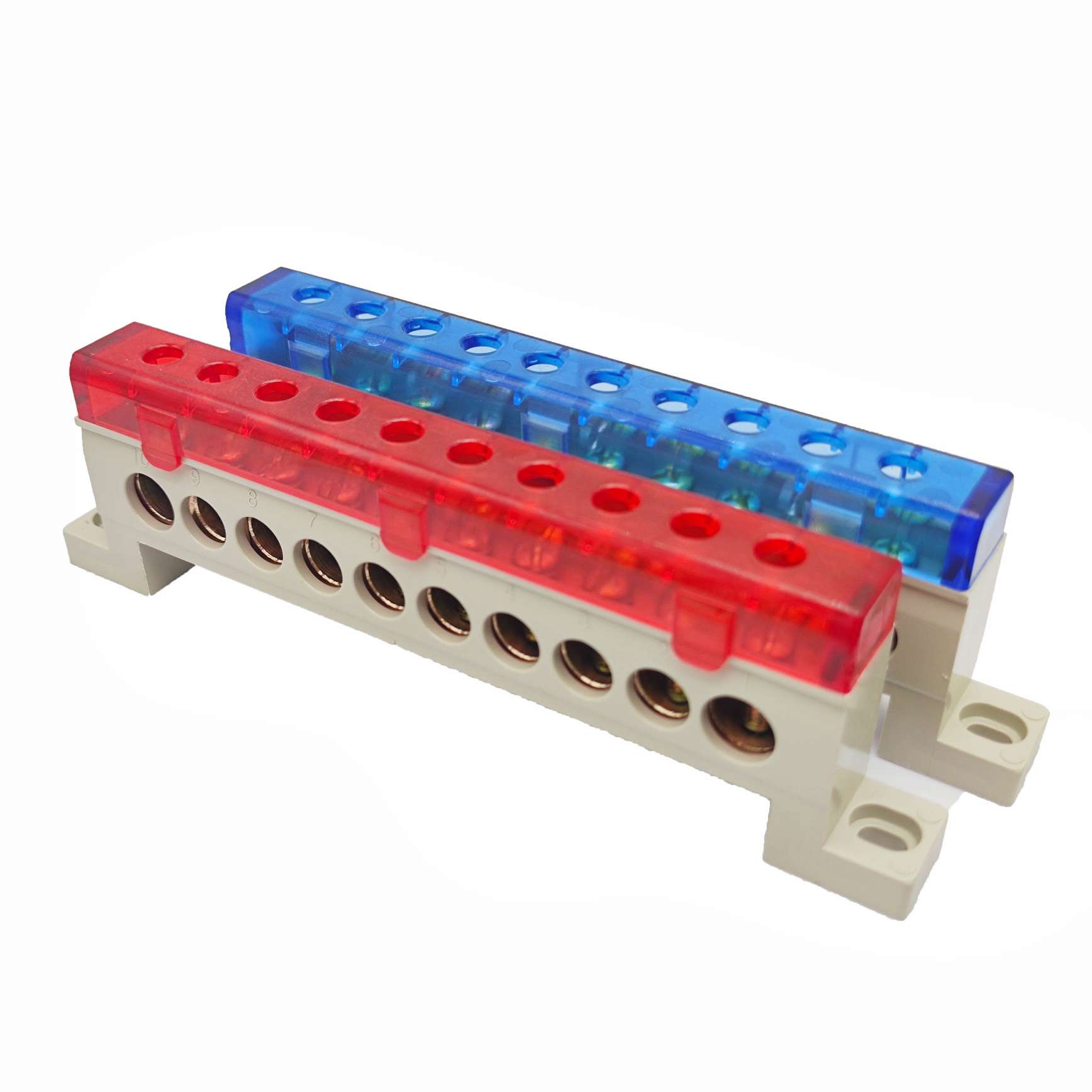 零地线排 火线纯铜端子排 接线端子配电箱电线连接排接线端头产品图