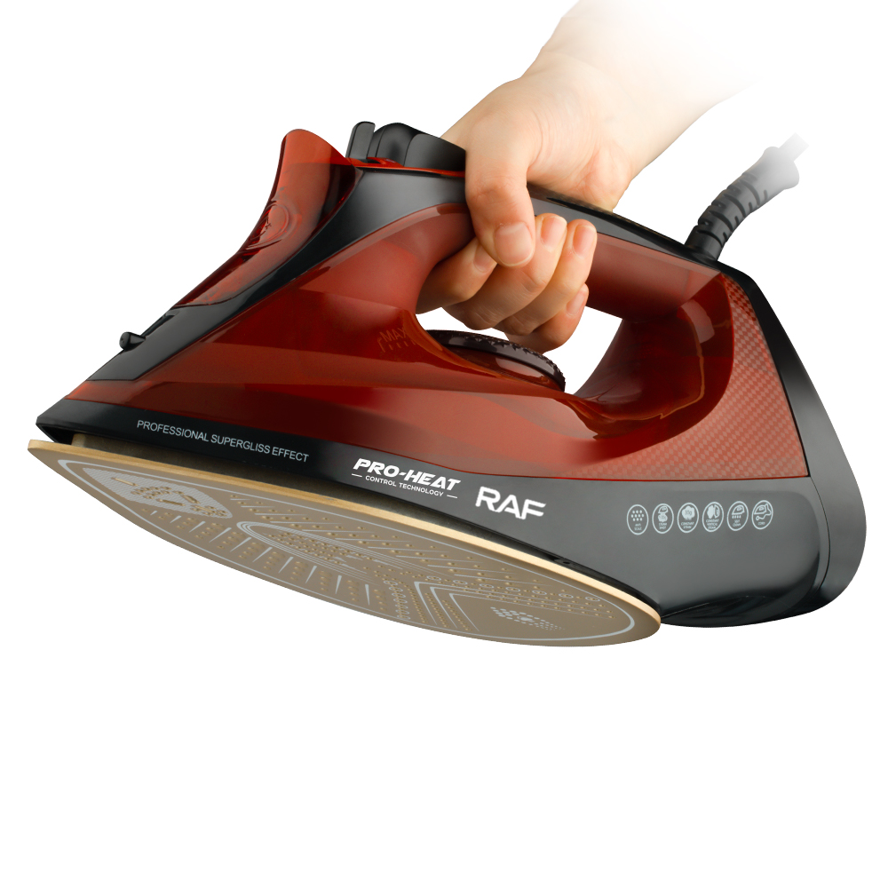 RAF European Standard cross-border steam iron Portable Ironing machine Three-speed adjustable pressure type high-power electric iron Application Scenario