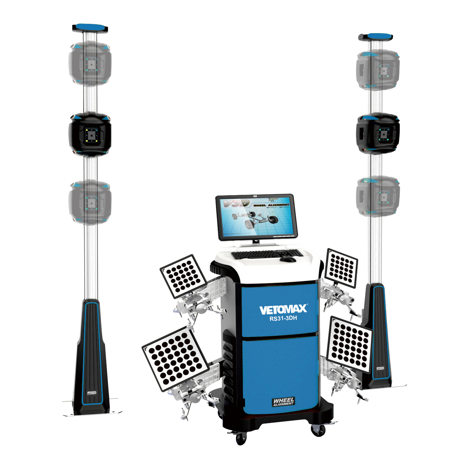 V3D Wheel Alignment 3D wheel alignment full figure