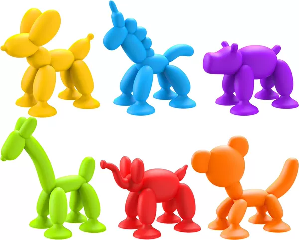 The best-selling children's educational sticker series "Le Xi Le Xi Le Balloon Dog" features balloon dogs, unicorns, elephants and hippos that can be freely combined and DIY assembled to enhance hands-on skills details Picture