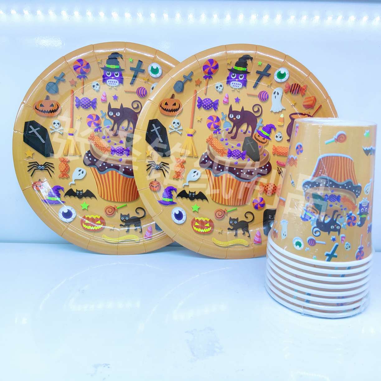 可降解餐盒/派队纸质盘子/一次性餐具/火锅打包盒/一次性纸盘细节图