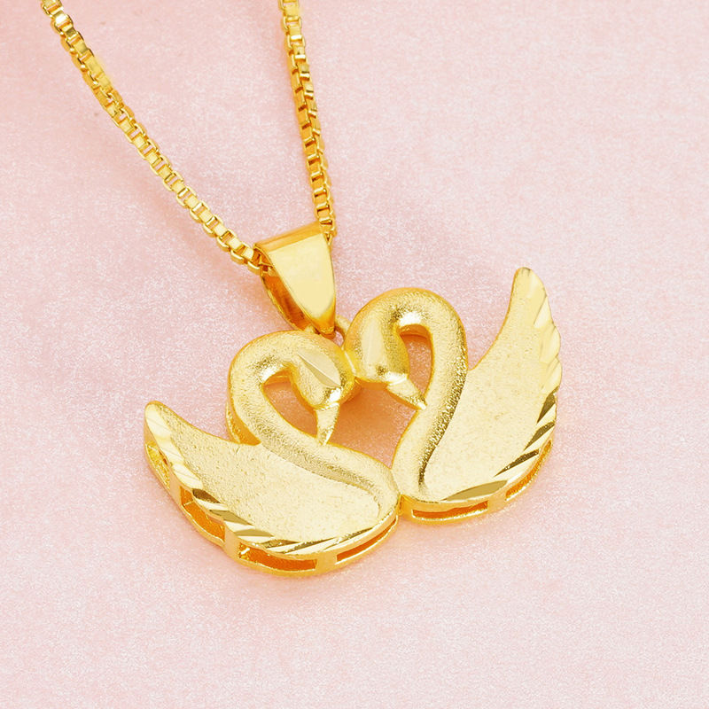 沙金项链女短款 高档轻奢饰品项饰 精致优雅 时尚饰品