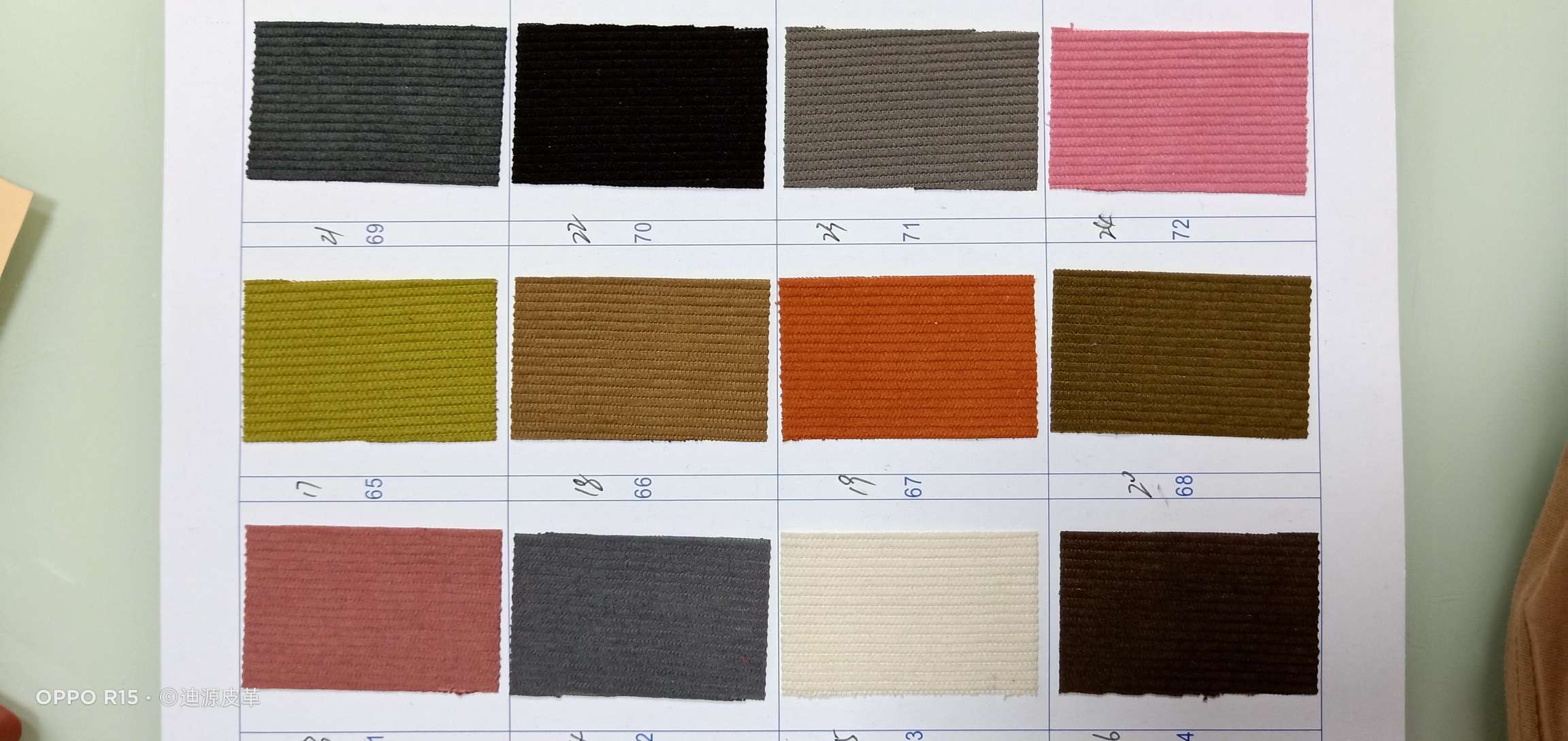 Flocado lona pana gamuza lino detail image 10