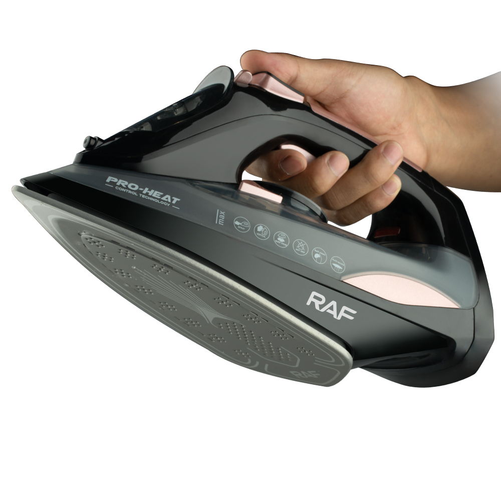RAF European standard electric iron, household handheld wireless wired steam iron, detachable ironing machine, wireless pic 5