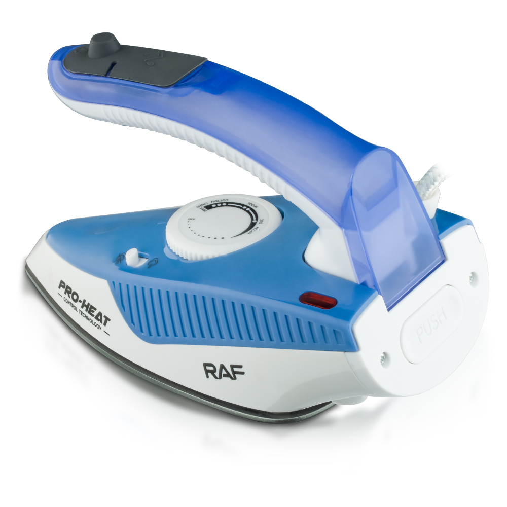 RAF European standard cross-border folding household steam iron, handheld mini iron, small portable ironing machine Specification image