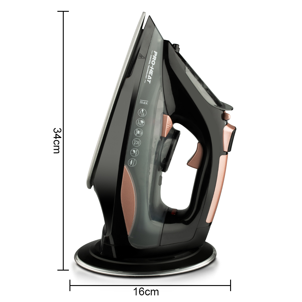 RAF European standard electric iron, household handheld wireless wired steam iron, detachable ironing machine, wireless pic 2