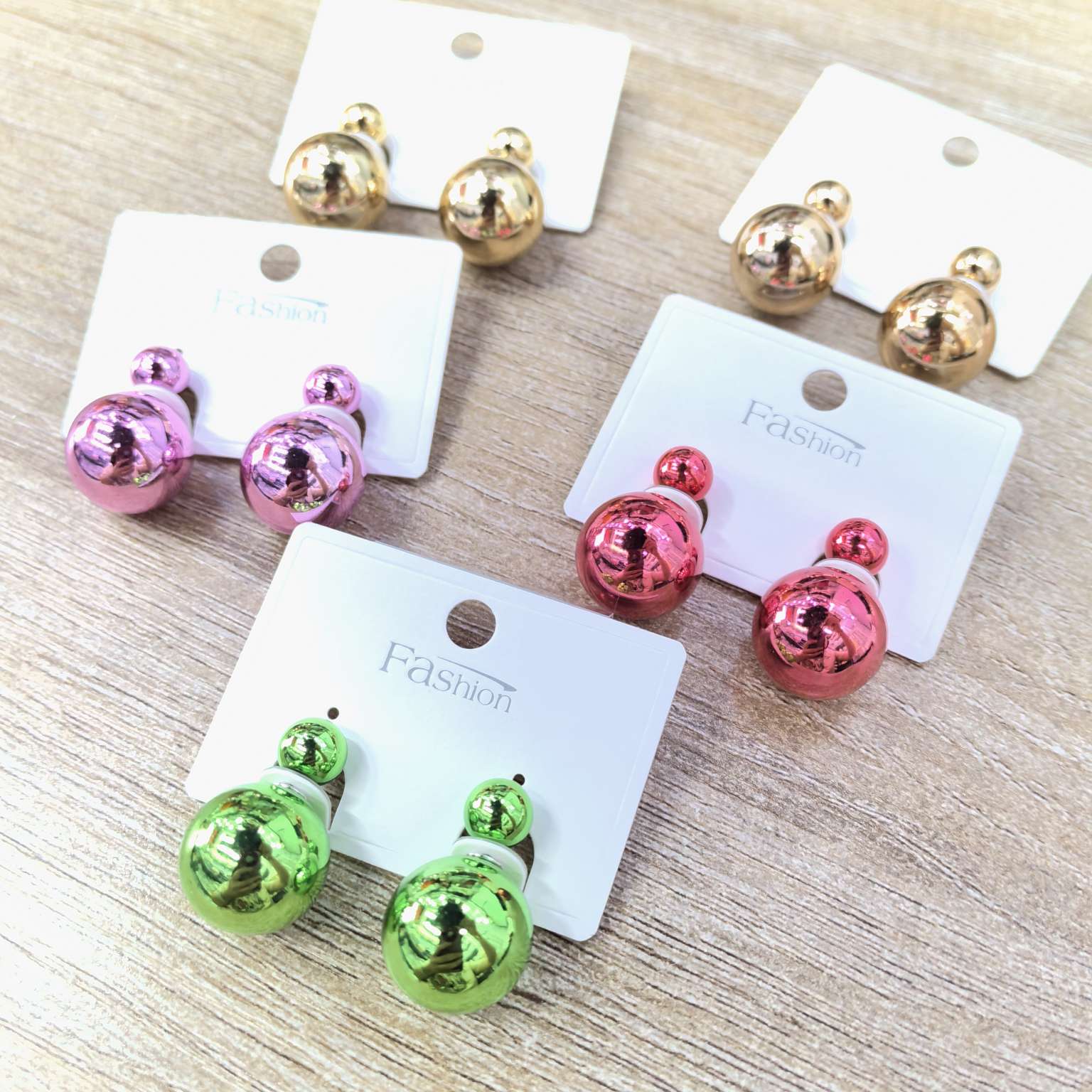 Fudora Shijia pearl jewelry, exquisite earrings, elegant stud earrings, fashionable and simple yet elegant earrings for ladies Specification image