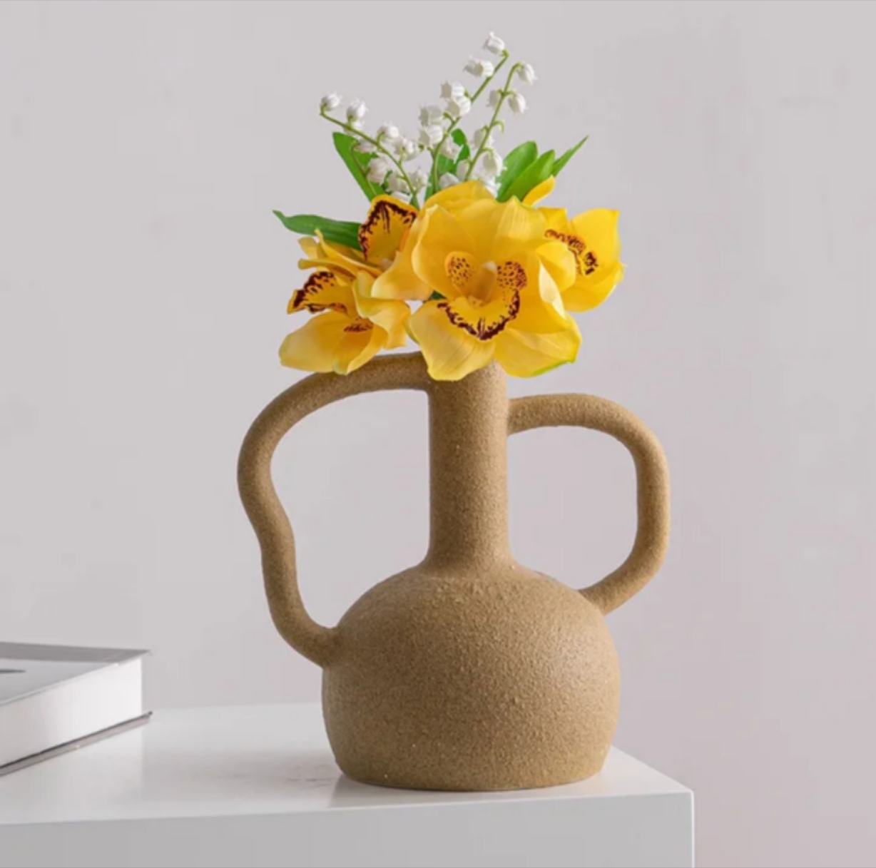 Frosted double-eared vase Specification image