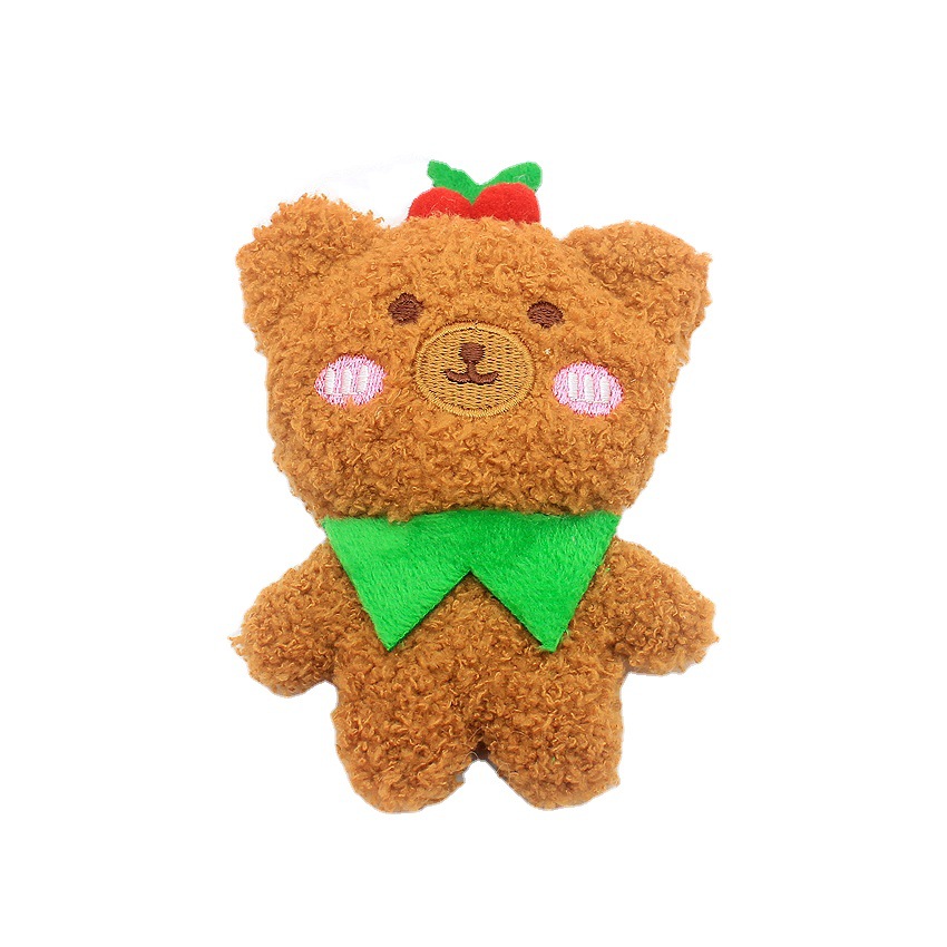 New cherry scarf, bear plush DIY headwear, hair accessories, shoes, socks, bags, materials, fabric, cartoon accessories Item Picture