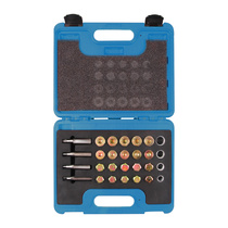 OIL DRAIN THREAD REPAIR KIT-ALUMINUM64PC oil pan tap repair kit - Aluminum gasket