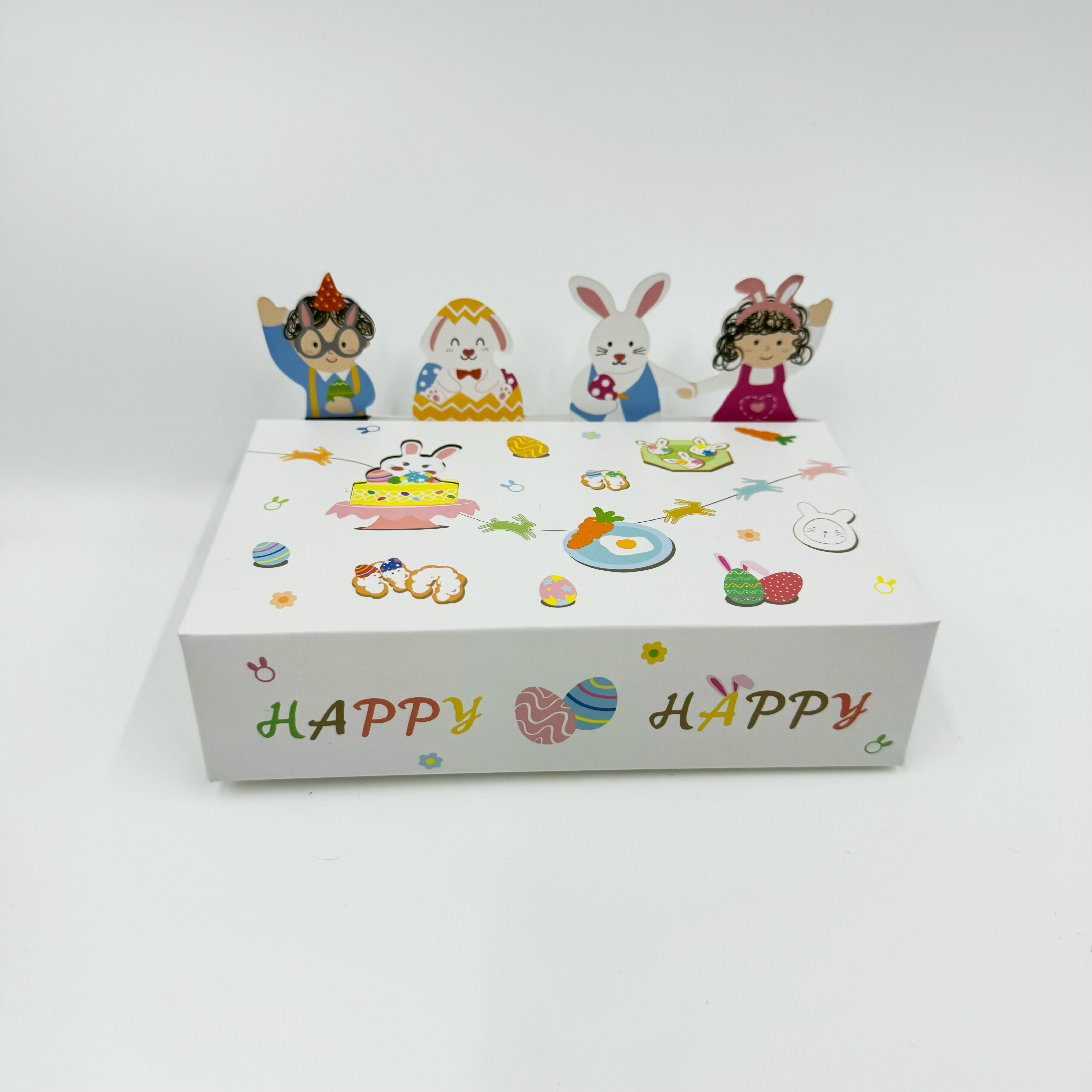 Caja de golosinas de navidad de comercio exterior caja de golosinas creativas caja de golosinas cuadradas caja de regalo pastel transfronterizo de navidad caja de pedido occidental details Picture