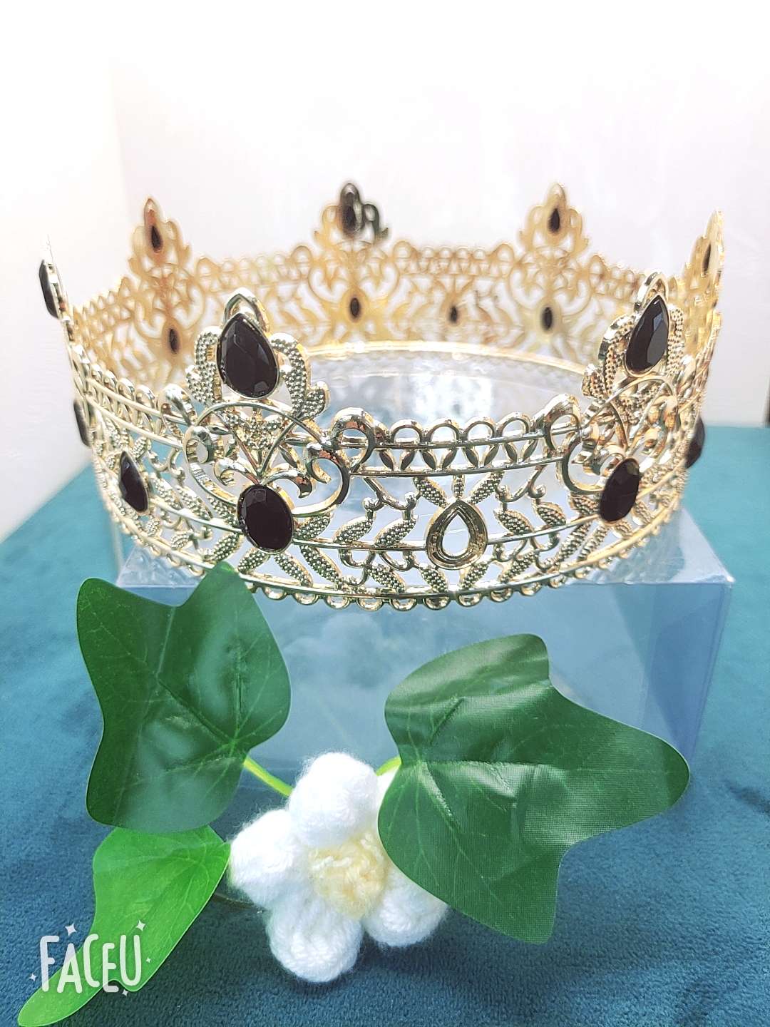 锆石皇冠发饰 高贵头饰 王冠造型 饰品精选 儿童花环款式 可爱皇冠头饰 闪耀珠宝皇冠详情图2