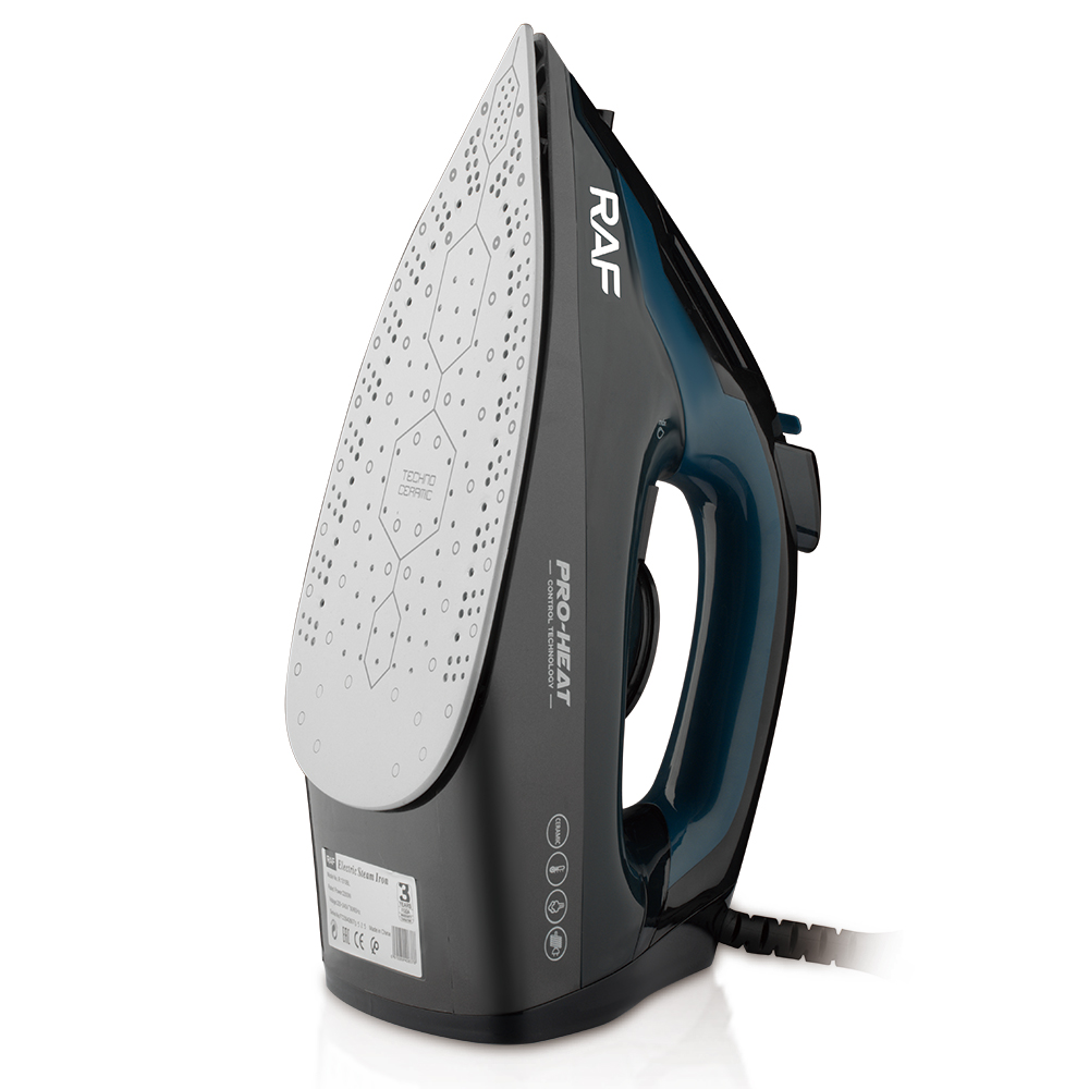 RAF European standard cross-border steam iron Portable ironing machine three-speed adjustable pressure type high-power electric iron Item Picture