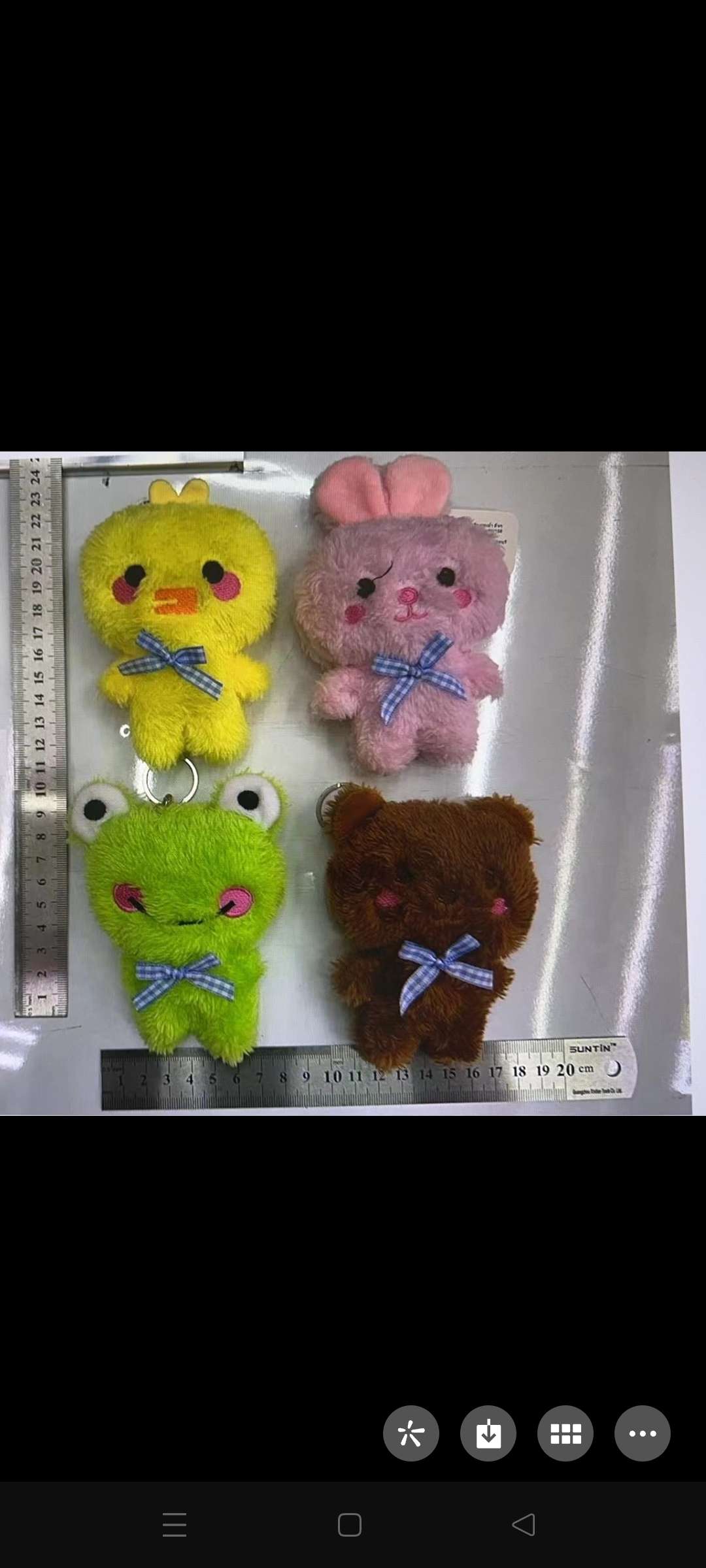 钥匙挂件公仔可爱动物玩偶 其他公仔礼物 安全无毒材质 适合各年龄段孩子