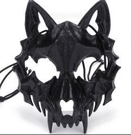 万圣节面具万圣节装饰 狼人杀面具