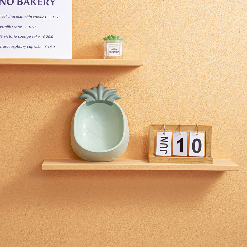 New cartoon pineapple pet plastic single bowl neck guard, anti-knock cat bowl, large-capacity dog food bowl, pet supplies pic 10