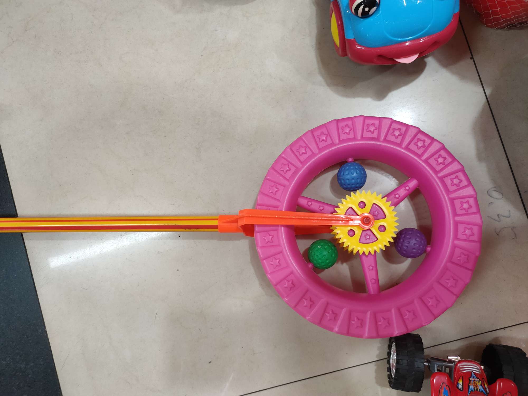 手推轮子2颜色混色可以前后自由滚动 发出声音好听的细节图