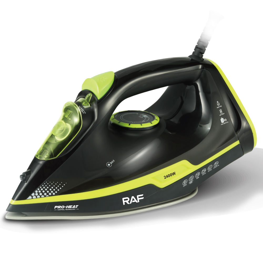 RAF European standard cross-border household steam iron 2600W handheld small portable ironing machine for clothes Item Picture