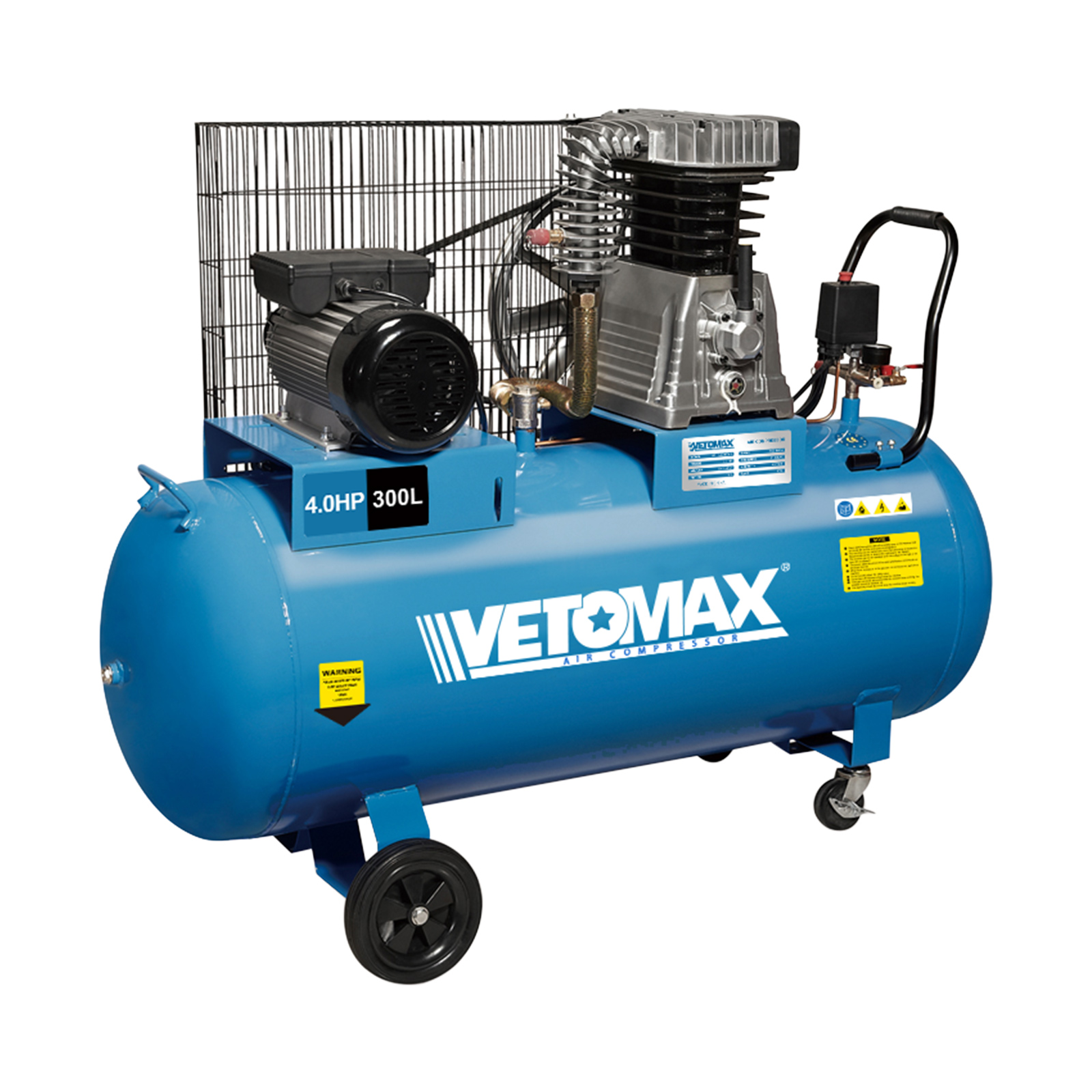 BELT AIR COMPRESSOR 300L 220V belt air compressor full figure