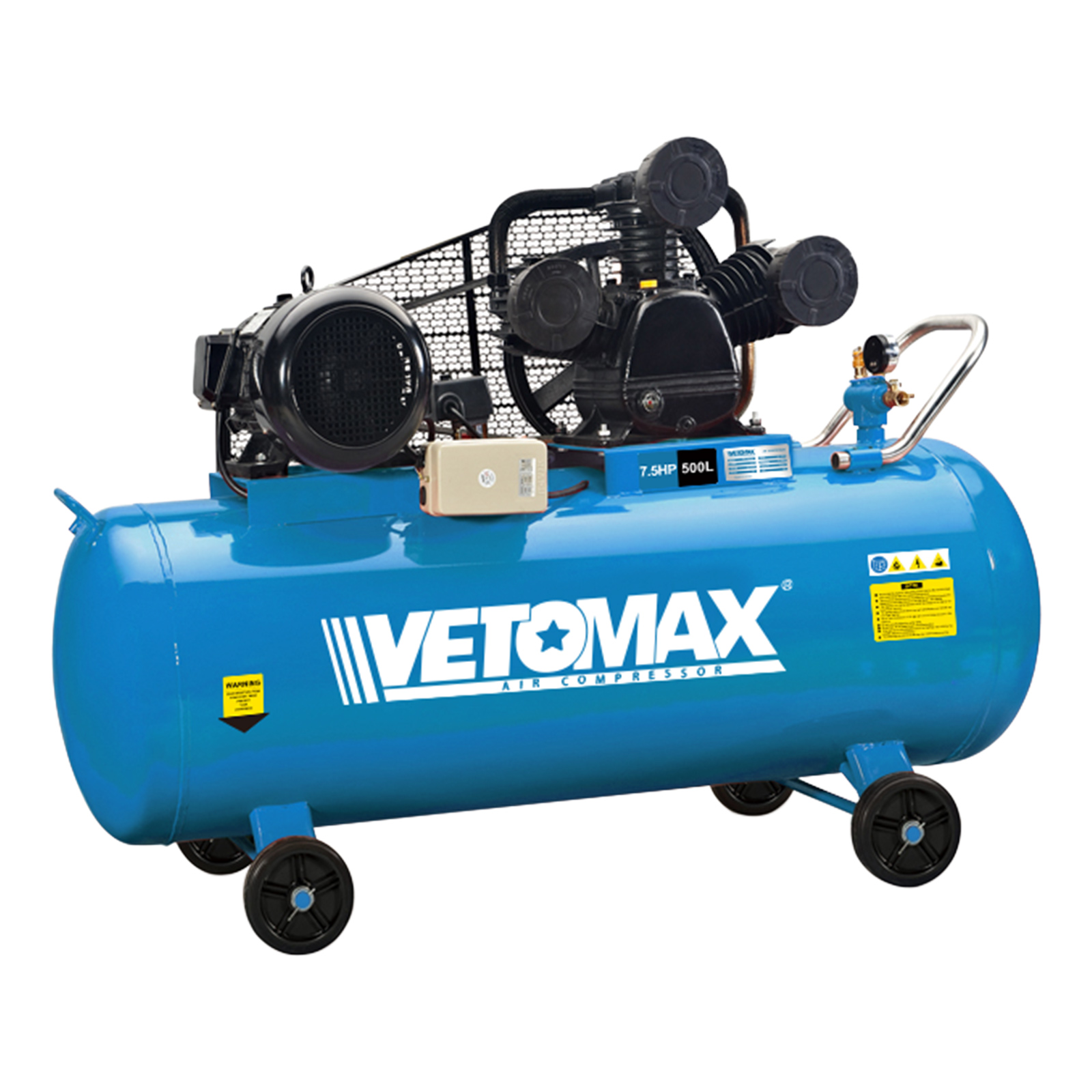 BELT AIR COMPRESSOR 500L 7.5HP Belt air compressor 500L full figure
