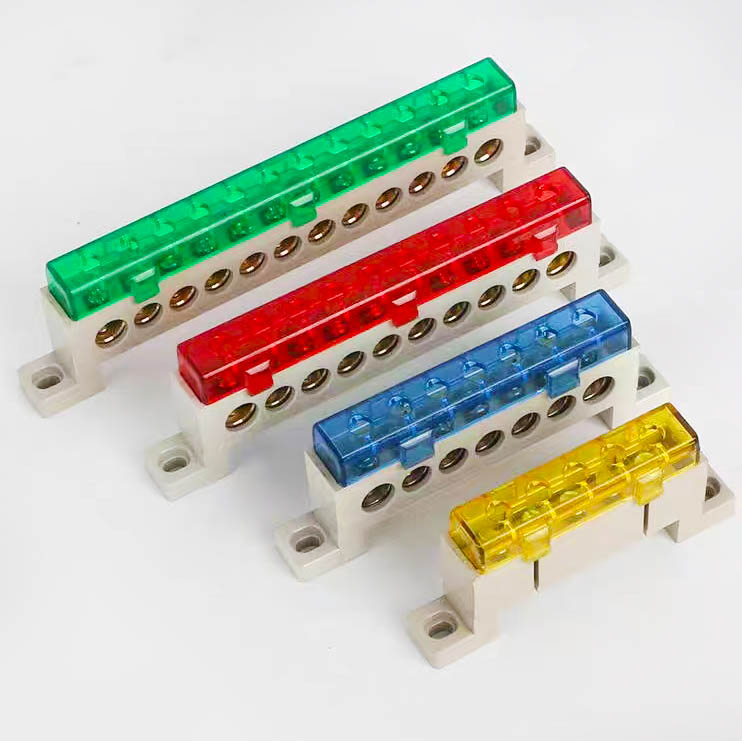 零地线排 火线纯铜端子排 接线端子配电箱电线连接排接线端头详情图4