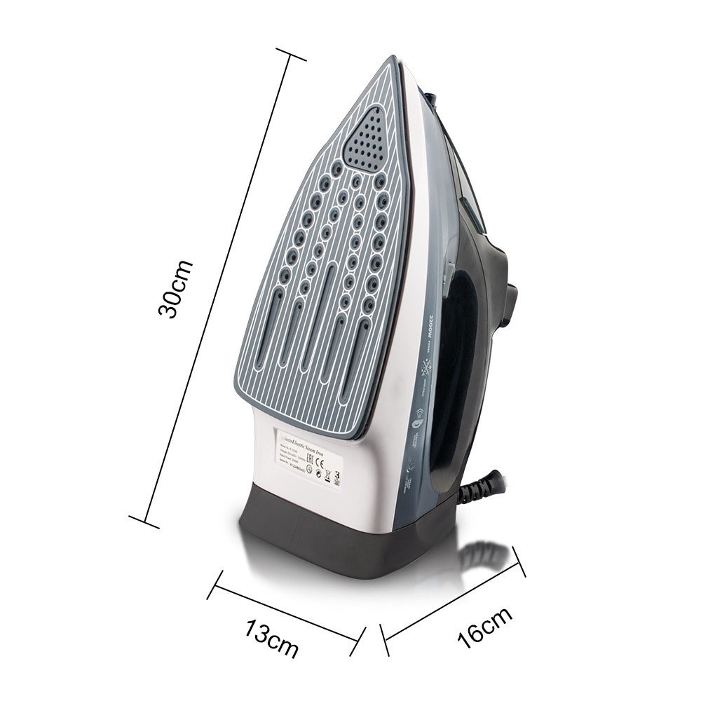 Cross-Border Us Regulation European Regulation Steam Iron Household 2200W Hand-Held Hanging Line Dry And Wet Electric Iron Specification drawing