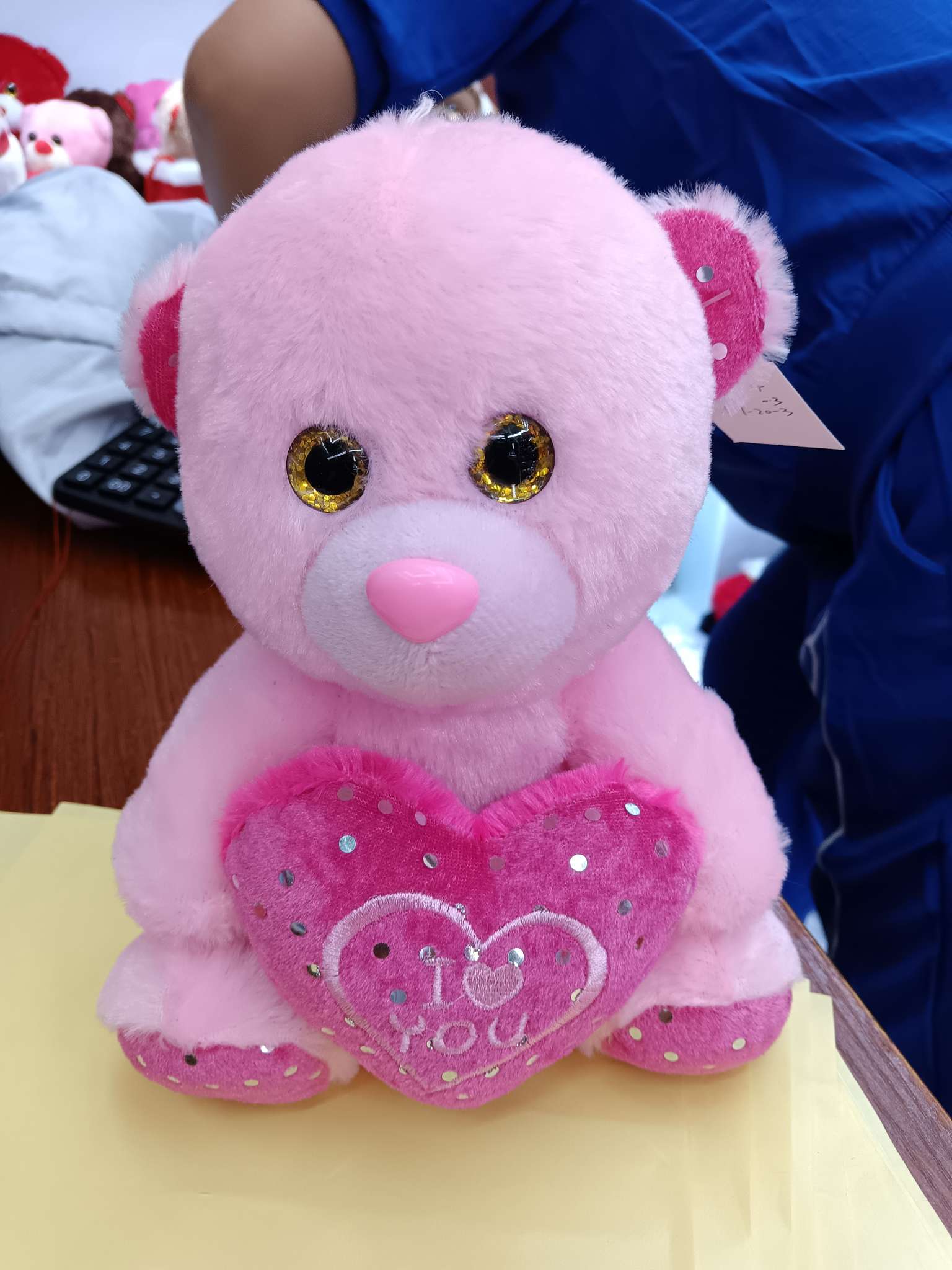 情人节礼物抱心熊毛绒玩具儿童玩具卡-通玩具毛绒玩具毛绒玩具礼品盒