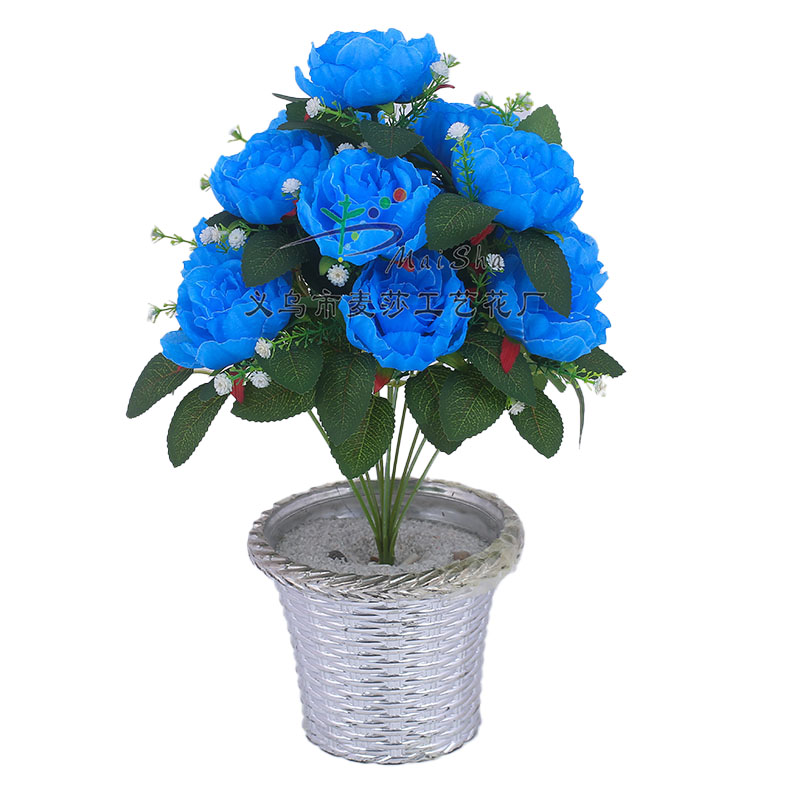 MS-054 Maisha Flower Slices, Qingming Festival flowers, tomb-sweeping flowers, sacrificial flowers, cemetery flower arrangements, artificial flowers, fake flowers, small tea buds