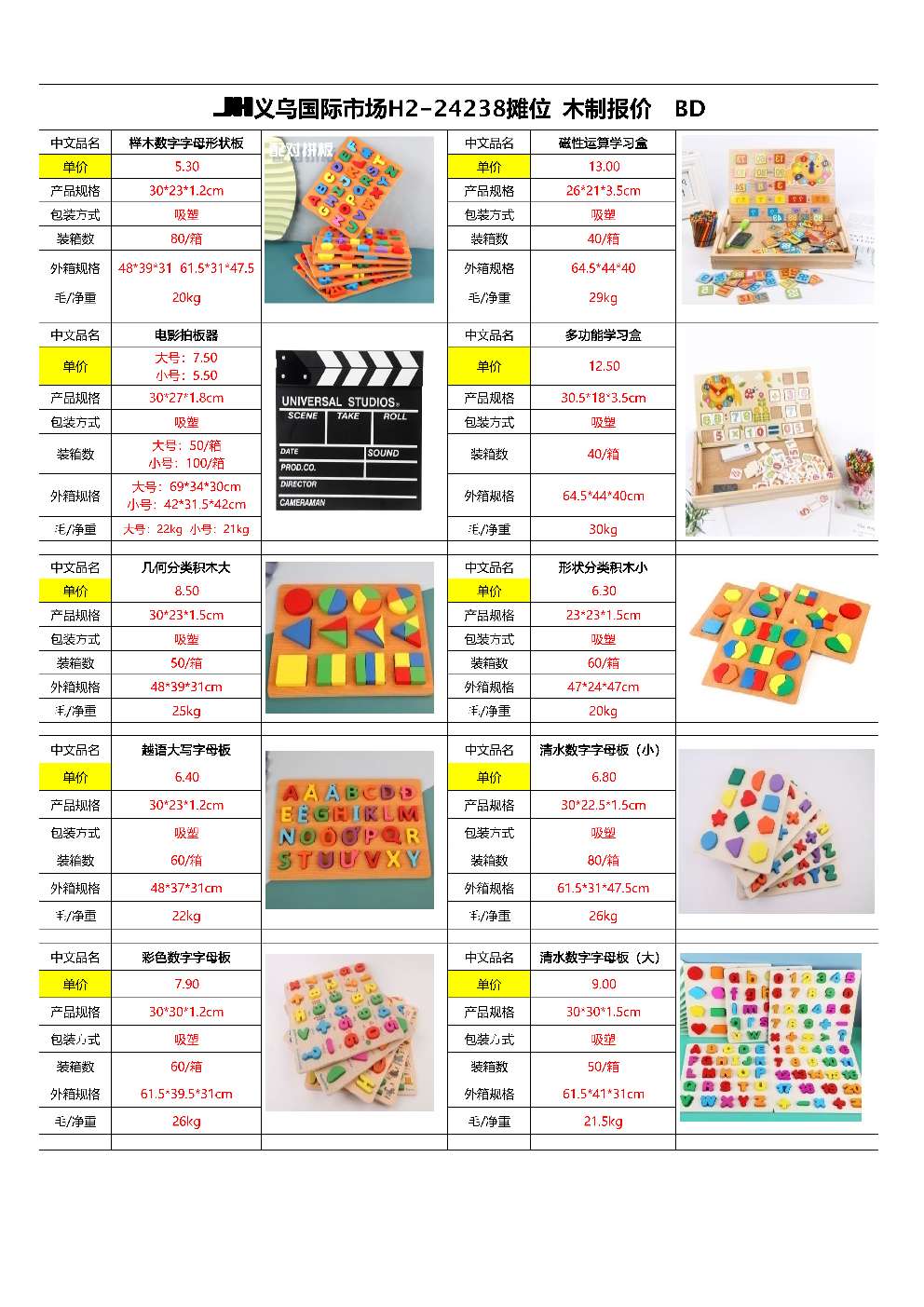 阿文 英文 画板 木制拼图 泰文 俄罗斯方块 卡通拼图 外贸详情图17