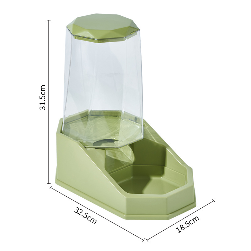 宠物/宠物用品/宠物喝水杯/狗用自动食物分配器/猫碗白底实物图