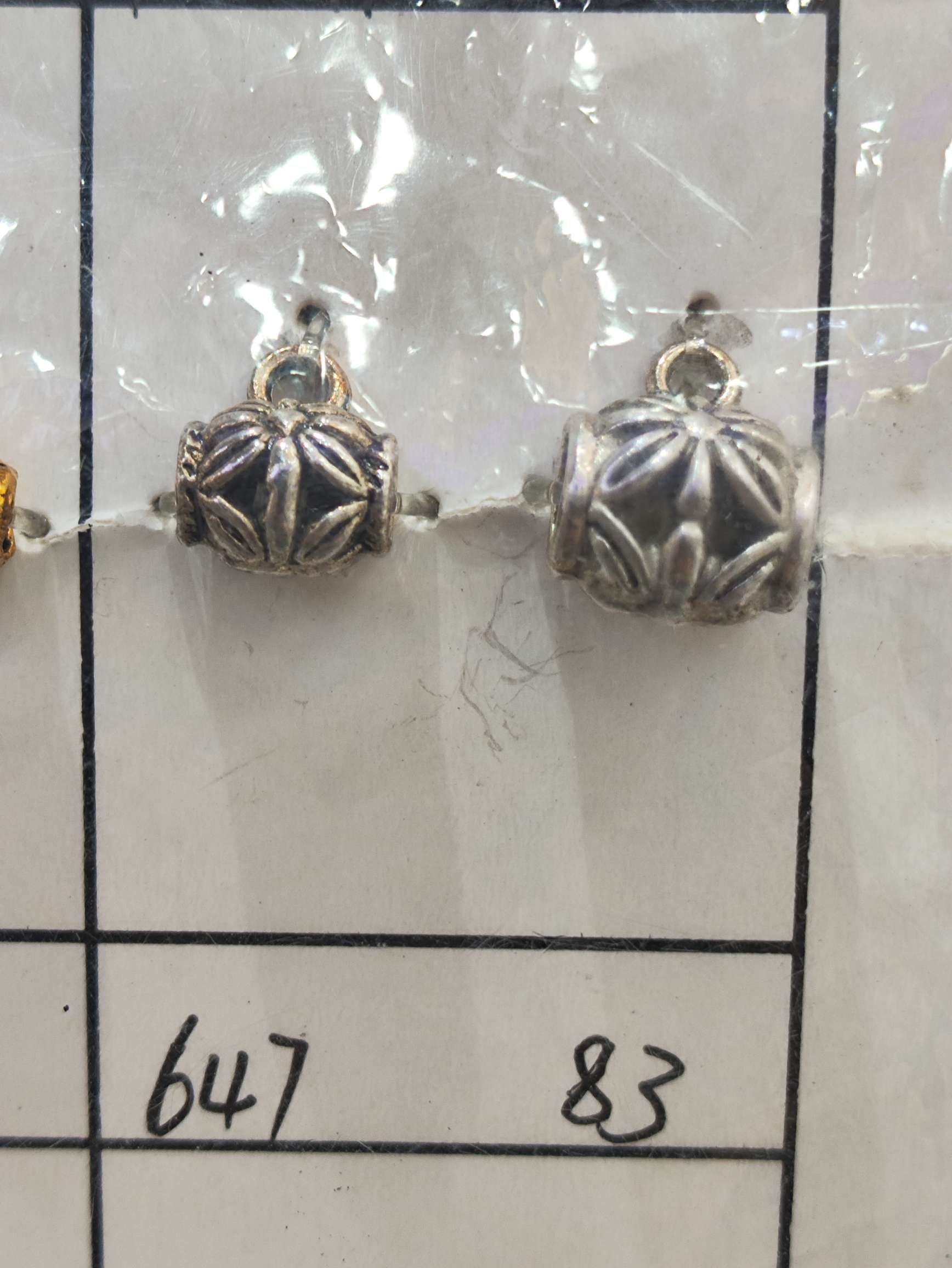 Factory direct sales of diy handcrafted alloy jewelry accessories for three-way pipes with hoists Specification image