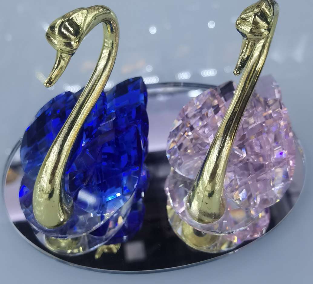 水晶天鹅摆件详情图6