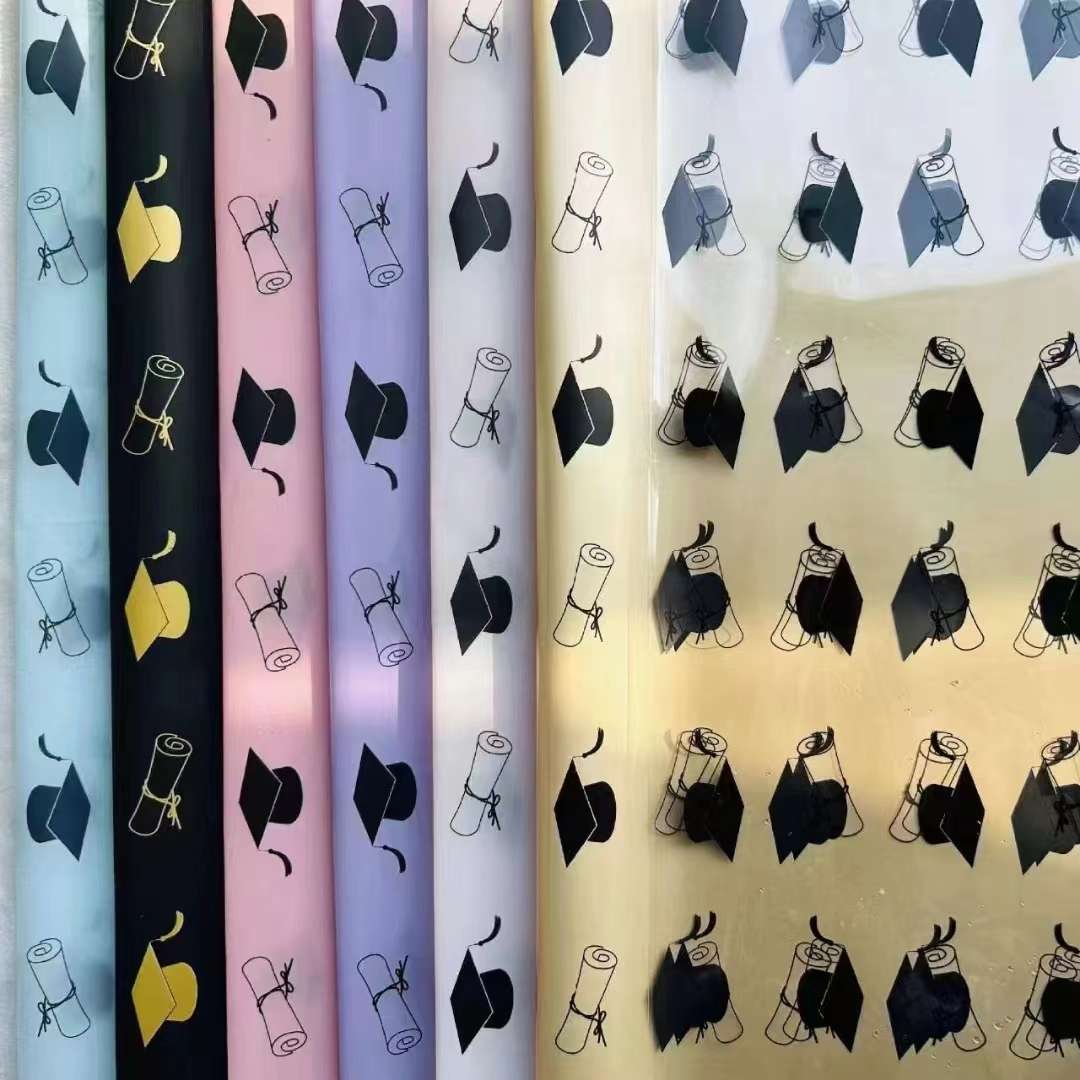 Fresh and artificial flower packaging paper is suitable for packaging all kinds of goods. It is of high quality. Other packaging paper is green and environmentally friendly. Graduation season details Picture