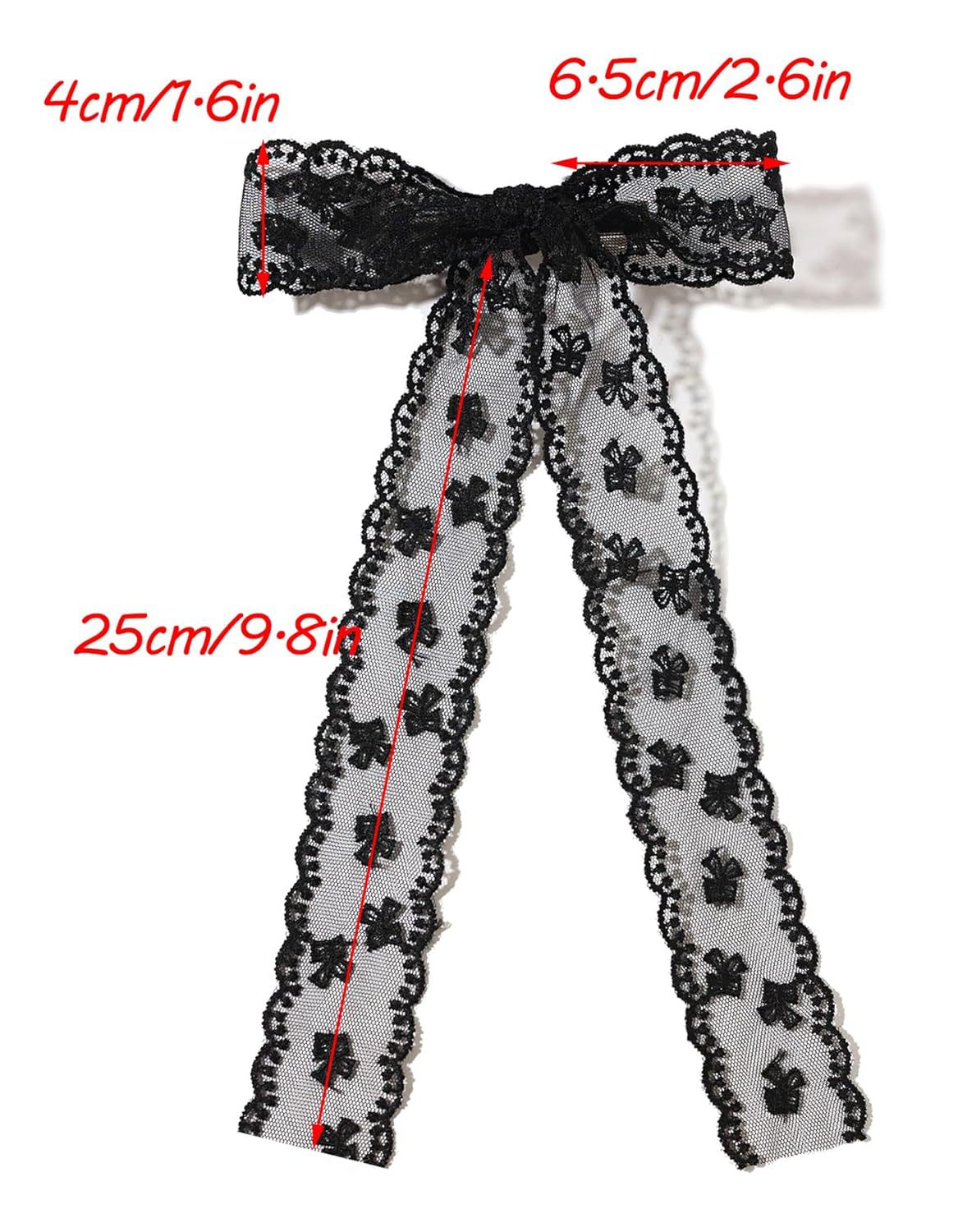 Lace, bow, ribbon hair clips, Korean-style hair accessories and ladylike headwear, 50 pieces per pack detail image 3