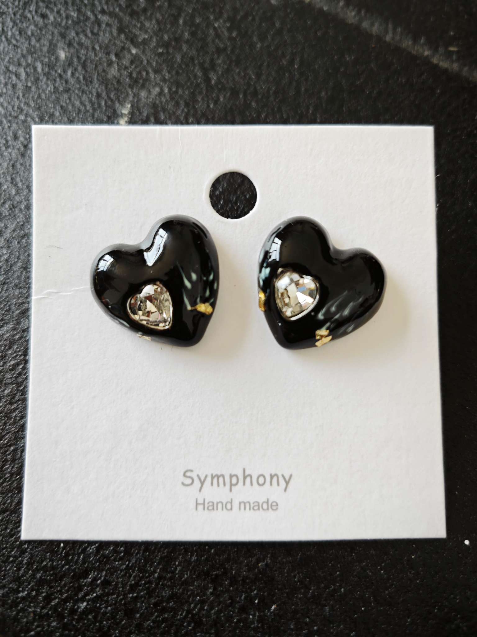 爱心合金 珍珠饰品耳饰 精致耳钉 时尚女士首饰 高贵典雅耳环 爱心滴油耳环详情图3