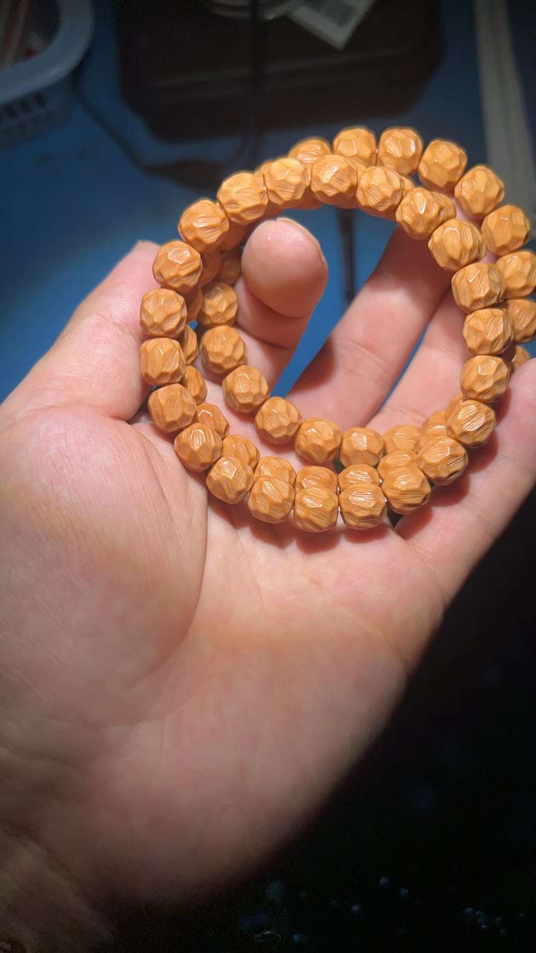 Buddhist prayer bead bracelet details Picture
