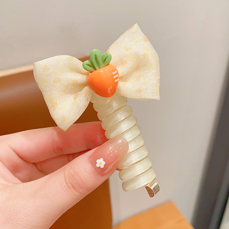 Children's cartoon hair bands, telephone line headbands, girls' braiding gadgets, cute bubble braids, high-elastic hair bands